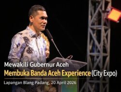 Mewakili Gubernur Aceh, Membuka Banda Aceh Experience (City Expo)