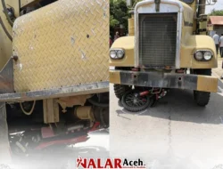Laka Maut Di Tanah Luas : Gagal Menyalip Pengendara CRF Meninggal Dunia Diduga Terseret Truk PGE