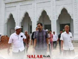 Mualem Bangun Mesjid Di Kampung Halaman Seunedon Aceh Utara, Menggunakan DANA pribadi