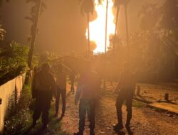 ‎Gemparkan Warga, Pengeboran Sumur di Aceh Utara Semburkan Api