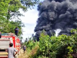 ‎Sumur Minyak Tradisional di Aceh Timur Ludes Terbakar, Penyebab Ledakan Diselidiki