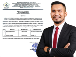 Muhammad Khalis, S.IP Membawa Harapan Baru bagi Tata Kelola PT Bina Usaha Aceh Utara