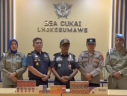 Bea Cukai dan Satpol PP-WH Aceh Utara Klarifikasi Dugaan Aparat Kantongi Rokok Saat Razia