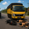 ‎Kecelakaan Maut di Aceh Utara, Dua Pelajar Tewas Terlindas Truk