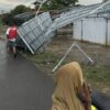 Angin Kencang Terjang Aceh Utara, Belasan Bangunan Rusak, BMKG Ingatkan Warga Waspada