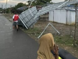 Angin Kencang Terjang Aceh Utara, Belasan Bangunan Rusak, BMKG Ingatkan Warga Waspada